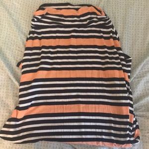 Colorblock Maxi Skirt